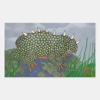 Sticker Rectangulaire Crapaud commun