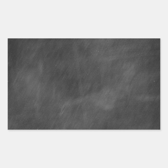 Sticker Rectangulaire Créer ses propres conceptions de tableau noir - aj (Devant)