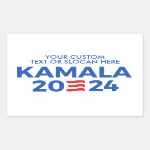 Sticker Rectangulaire Créez Votre Propre Kamala Harris 2024 Sti Rectangu