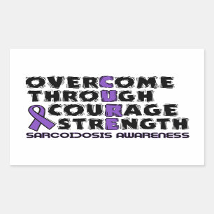 Sticker Rectangulaire CURE...Sarcoidose