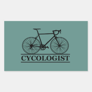 Sticker Rectangulaire Cycologiste