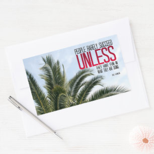Sticker Rectangulaire Dale Carnegie Citation Inspirationnelle "Amusez-vo
