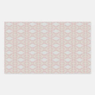 Sticker Rectangulaire damas-numérique