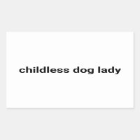 Dames de chien sans enfant minimaliste moderne bla