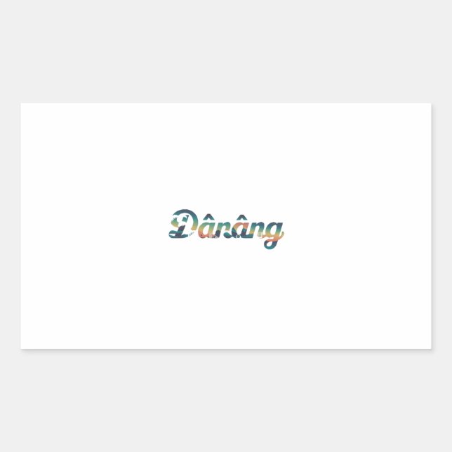 Sticker Rectangulaire Danang (Devant)