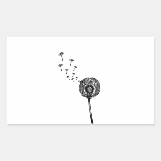 Sticker Rectangulaire Dandelion - Wishie
