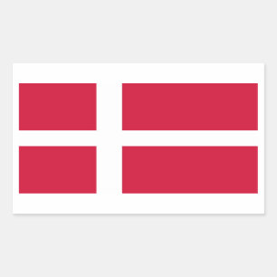 STICKER RECTANGULAIRE DANEMARK
