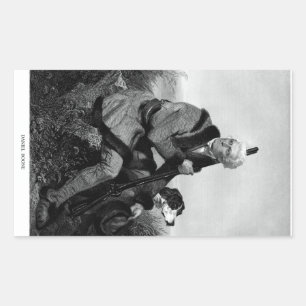 Sticker Rectangulaire Daniel Boone