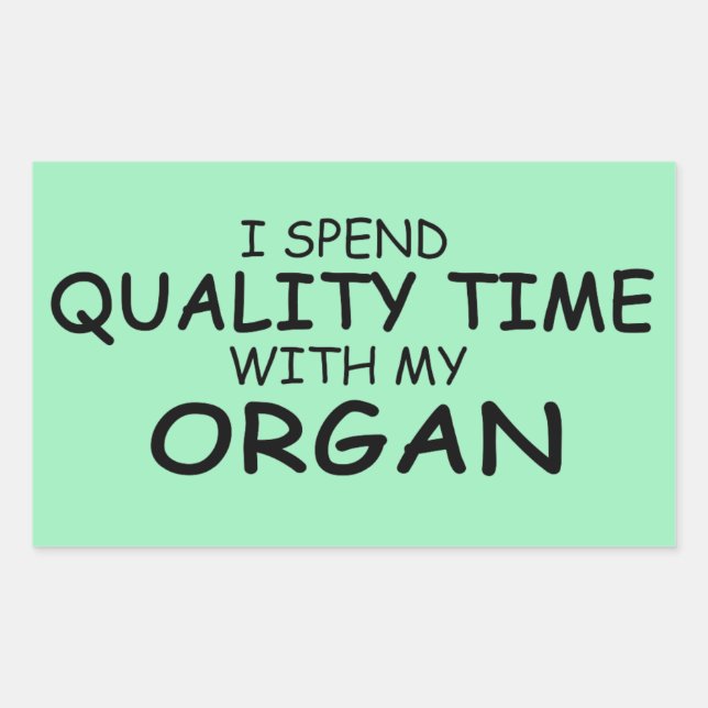 Sticker rectangulaire de l'organe de temps de qual (Devant)