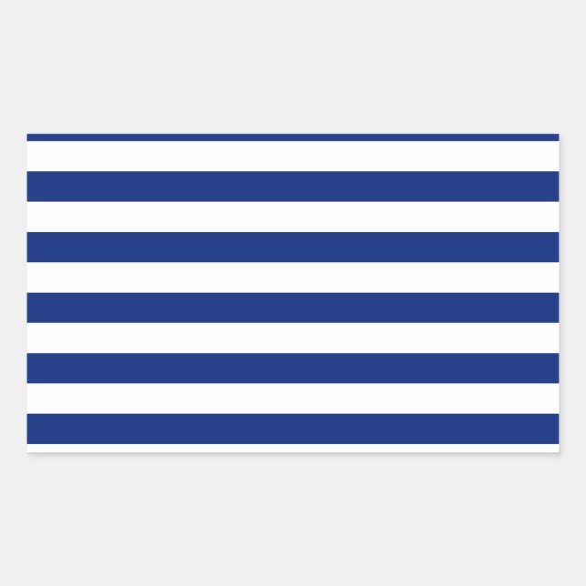 Sticker Rectangulaire Décor Nautique (Devant)