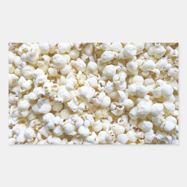 Sticker Rectangulaire Décor photographique Festive Popcorn (Devant)