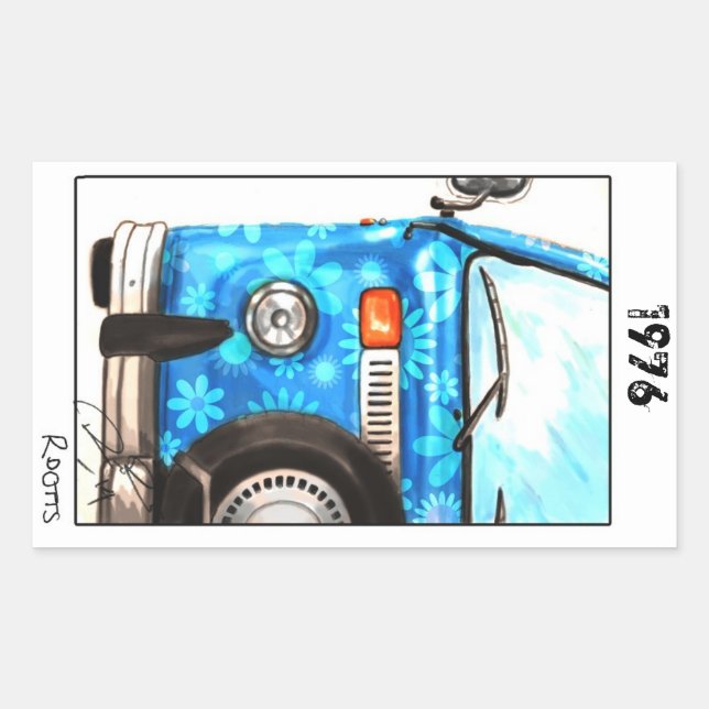 Sticker Rectangulaire Dekal (Devant)
