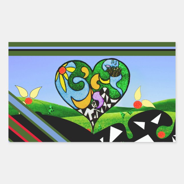 Sticker Rectangulaire DES CRÉATIFS DE SOLEIL ! Tablier (Devant)