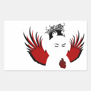 Sticker Rectangulaire dévotion condamnée : ange perdu