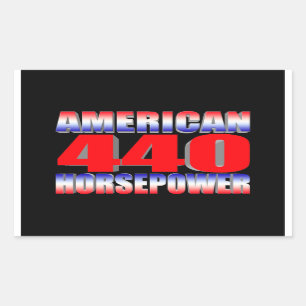 Sticker Rectangulaire Dodge Mopar 440