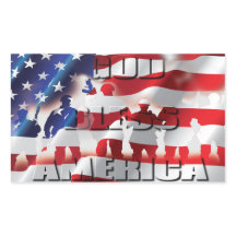 Drapeau américain patriotique Dieu béni l'Amérique