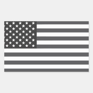 Sticker Rectangulaire Drapeau américain tamisé