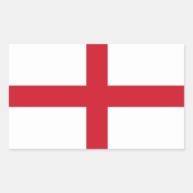 Sticker Rectangulaire Drapeau anglais (Devant)