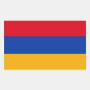Sticker Rectangulaire Drapeau arménien patriotique