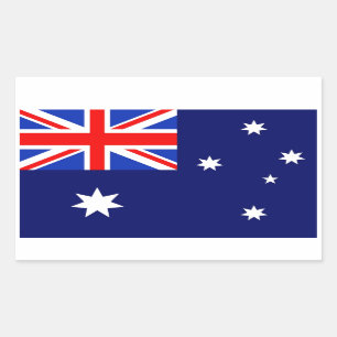Sticker Rectangulaire Drapeau Australie