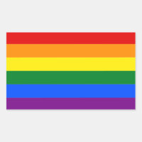 Drapeau coloré LGBT gay pride Arc-en-ciel