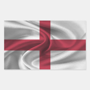 Sticker Rectangulaire Drapeau d'Angleterre