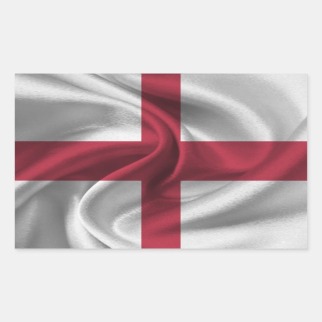 Sticker Rectangulaire Drapeau d'Angleterre (Devant)