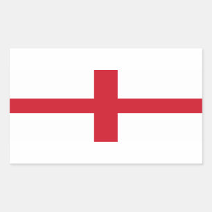 Sticker Rectangulaire Drapeau d'Angleterre