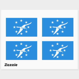 Sticker Rectangulaire Drapeau de Corpus Christi, Texas