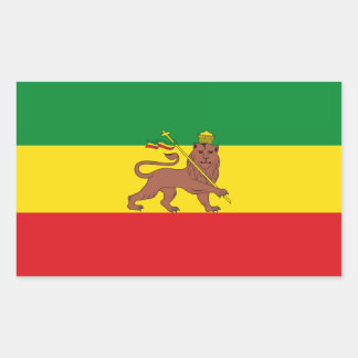 Sticker Rectangulaire Drapeau_de_Ethiopie_(1897-1936 ;_1941-1974).png