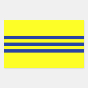 Sticker Rectangulaire Drapeau de la Cochinchine