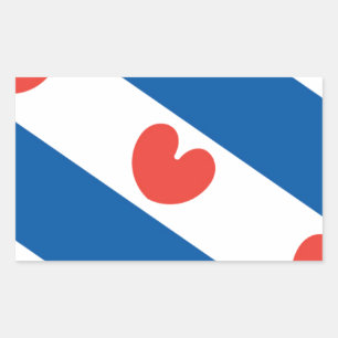 Sticker Rectangulaire Drapeau de la Frise