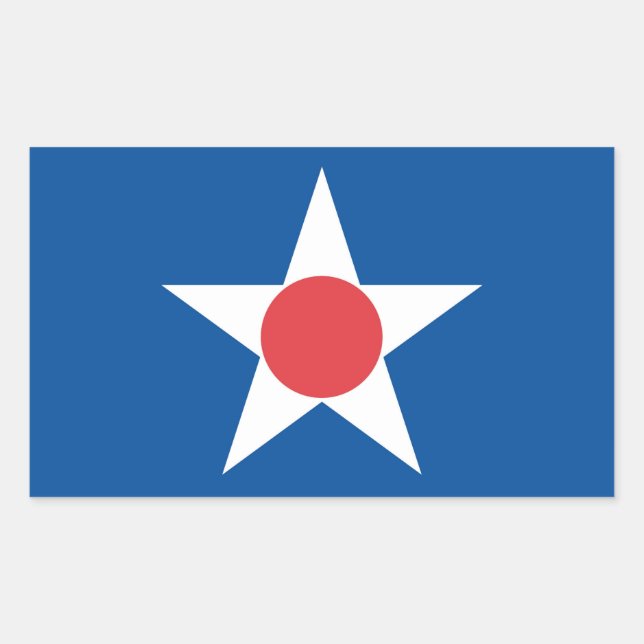 Sticker Rectangulaire Drapeau de la ville d'Asahikawa préfecture de Hokk (Devant)