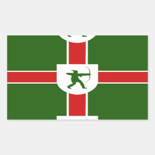 Sticker Rectangulaire Drapeau de l'autocollant rectangulaire Nottinghams