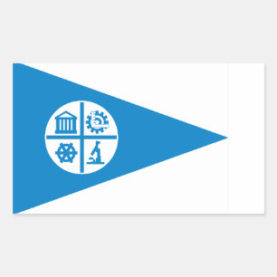 Sticker Rectangulaire Drapeau de Minneapolis