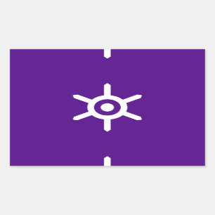 Sticker Rectangulaire Drapeau de préfecture de Tokyo, Japon