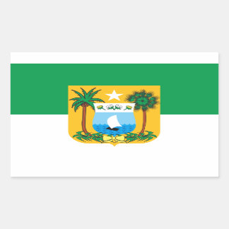 Sticker Rectangulaire Drapeau du Rio Grande du Nord Brésil