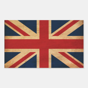 Sticker Rectangulaire Drapeau du Royaume-Uni