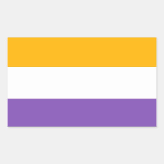 Sticker Rectangulaire drapeau du suffrage droits des femmes 19e amendeme (Devant)