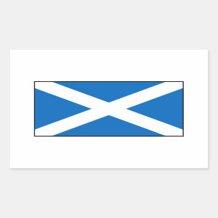 Sticker Rectangulaire Drapeau écossais