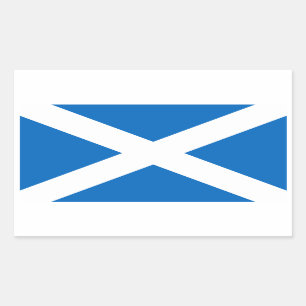 Sticker Rectangulaire Drapeau écossais