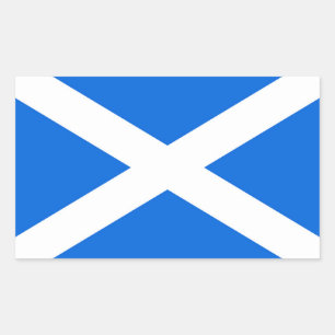 Sticker Rectangulaire Drapeau écossais stkcn