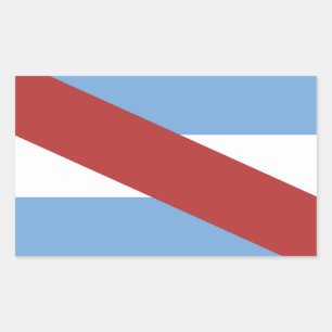 Sticker Rectangulaire Drapeau Entre Rios Drapeau Argentine Région Provin