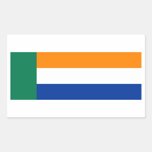 Sticker Rectangulaire Drapeau ethnique du peuple afrikaner