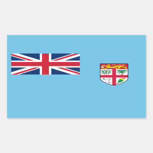 Sticker Rectangulaire Drapeau fidjien, Drapeau des Fidji