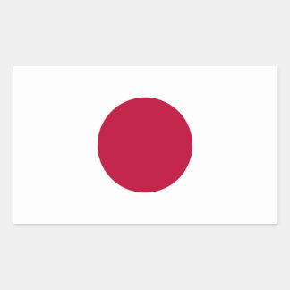 Sticker Rectangulaire Drapeau japonais