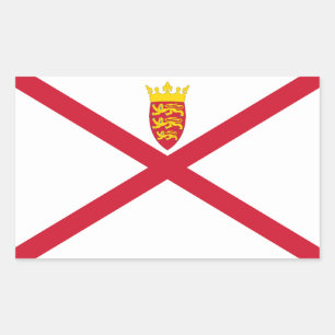 Sticker Rectangulaire Drapeau Jersey