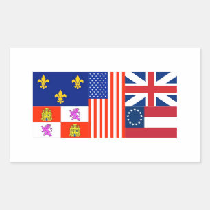 Sticker Rectangulaire Drapeau Pensacola QUATRE