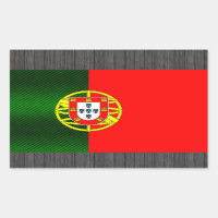 Drapeau portugais rayé moderne