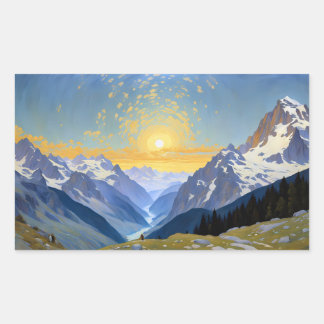 Sticker Rectangulaire Du haut